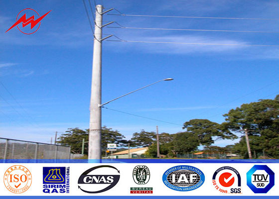 Basses structures métalliques tubulaires octogonales Electric Power Polonais 69kv de la tension 8M