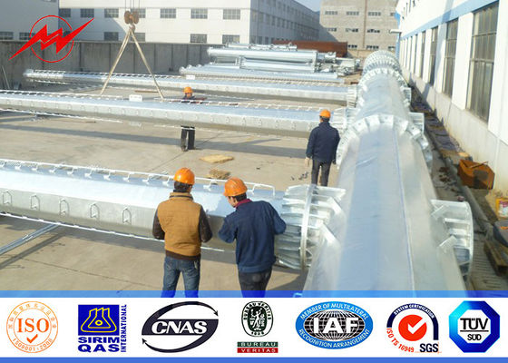 Basses structures métalliques tubulaires octogonales Electric Power Polonais 69kv de la tension 8M