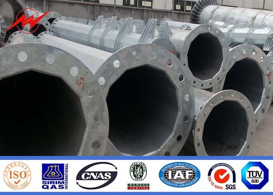 69KV la transmission en acier galvanisée octogonale Polonais imperméabilisent IP65/IP54