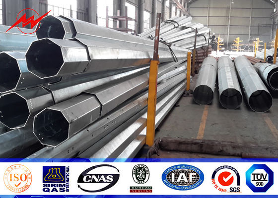 Le bras 69kv rond 10m de trahison joignent le type Polonais de service en acier anti-déflagrant