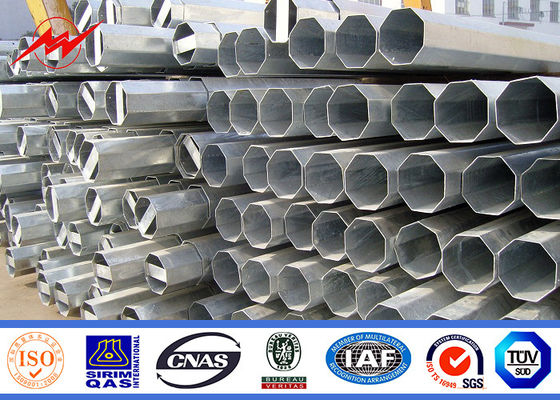 AWSD 1,1 11m rond 400daN Polonais de service en acier pour Distribition électrique