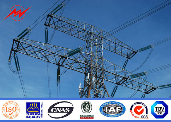 tour d'antenne unipolaire en acier de transmission de la puissance 500kv de tour mono électrique de Polonais