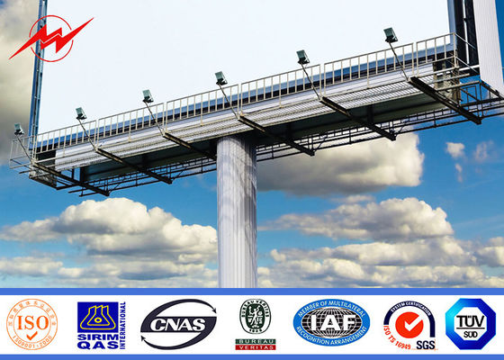 La publicité extérieure ronde de panneau d'affichage de l'anticorrosif 3 in1 LED avec le contre-jour 8m