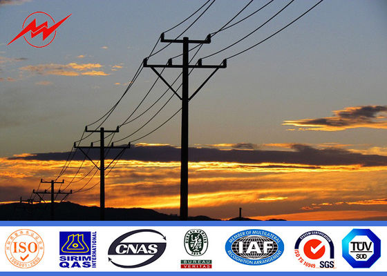 données électriques Polonais 10kv de tension droit - 550kv de puissance de Polonais de service de 12m