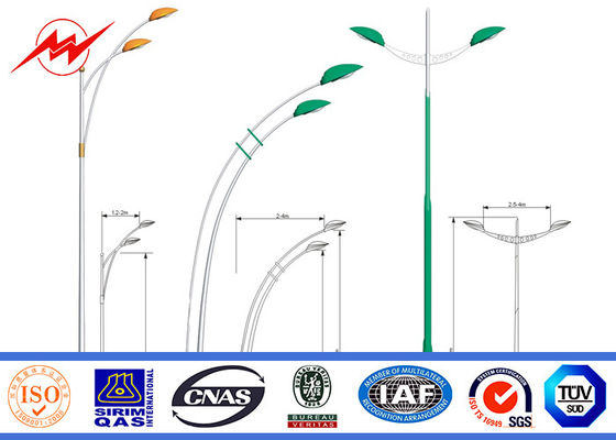 double parking du bras 4mm de 12M Polonais léger avec le bras croisé de 1.5M