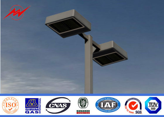 bras léger léger carré bleu de l'épaisseur 1.5m de Polonais 4mm de réverbère 10m pour le parking