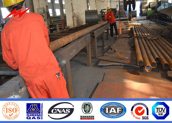 12 double réverbère de bras de M 3.5mm Polonais, Polonais tubulaire en acier 15 ans de garantie