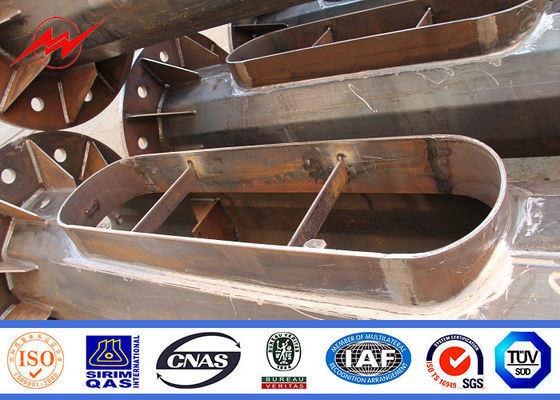 mât Polonais de centre commercial d'épaisseur de la taille 8mm de 25m haut 15 ans de garantie