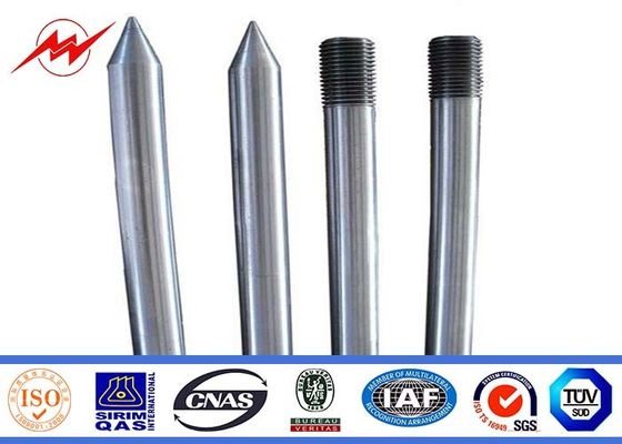 Le cuivre de résistance à la traction a collé la terre Rod/Rod moulu avec toutes les brides de sortes