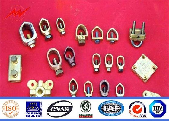 La soudure Rod moulu de cuivre a fileté la terre 1500mm de cuivre Rod de 1000mm 1200mm avec des accessoires