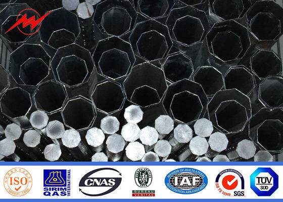 Galvanisation 12m en acier 4mm polygonale extérieure de Polonais de transmission