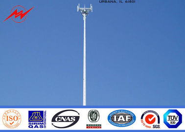 mâts en acier ASTM A 123 de téléphone mobile de la catégorie 355 de 46m