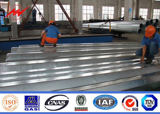 110kv&220kv a galvanisé le poteau électrique et le poteau électrique octongal