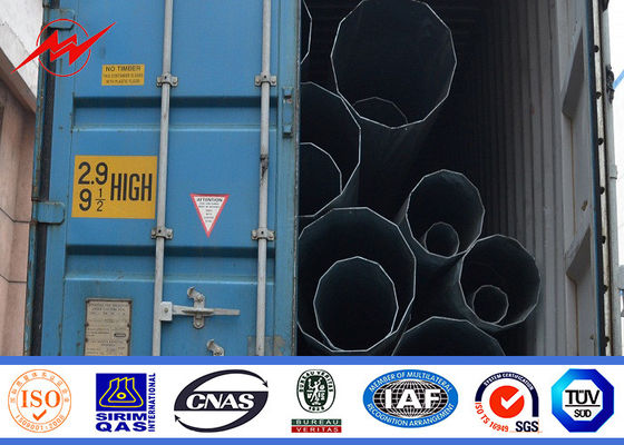 Lampe galvanisée Polonais léger extérieur de rue en acier de Polonais de peinture de jet double