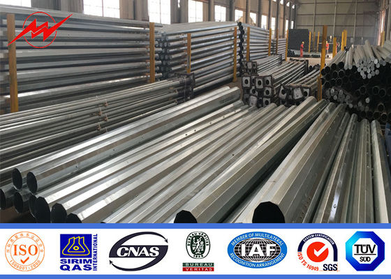 35FT traités ont galvanisé le poteau de réverbère pour la distribution d'énergie