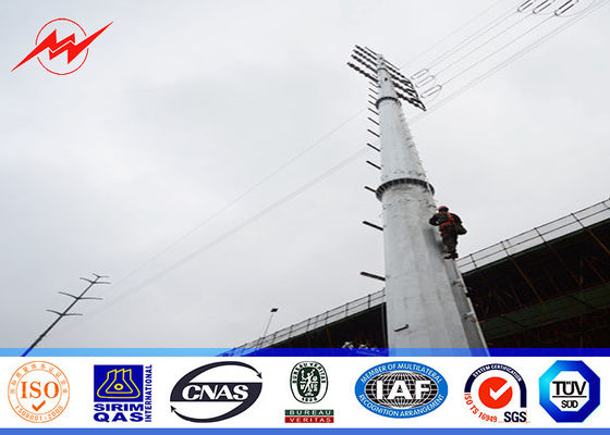 La section conique a galvanisé Polonais de service en acier 13m 800DAN avec ASTMA 123