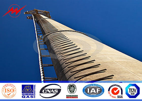 Tour unipolaire de cellules de Polonais de tour de distribution mono conique ronde de communication