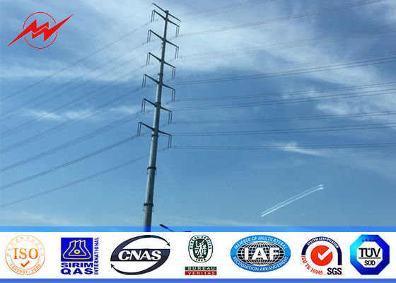 11.8M octogonal a galvanisé l'épaisseur de la charge 3.5mm d'incidence de Polonais 6.5KN de courant électrique