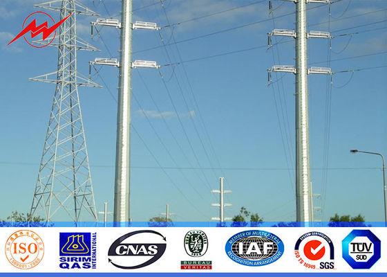 11.8M octogonal a galvanisé l'épaisseur de la charge 3.5mm d'incidence de Polonais 6.5KN de courant électrique