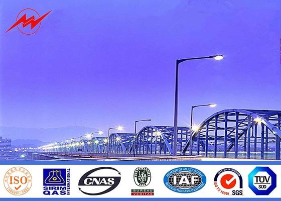 Réverbère en acier de mât d'école/villas haut Polonais avec le dessin 30 pi de taille