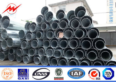 Poteaux en acier galvanisé de 12 m avec des matériaux S355 et S500 pour éclairage de rue