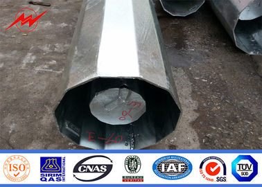 12m Poteaux d'acier de service Conique ronde ou polygonale Forme pour la distribution