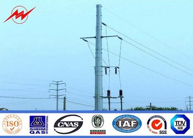 Poteaux électriques en acier galvanisé extérieurs 11,9 m 940 dan