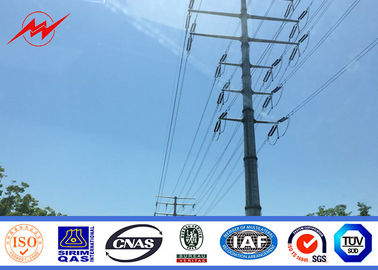 la ligne de distribution électrique de 33kv BT a galvanisé Polonais en acier