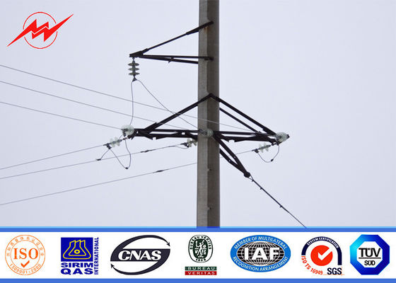 puissance Polonais en acier AWS D 1,1 de galvanisation d'immersion chaude de 95FT NGCP Philippines