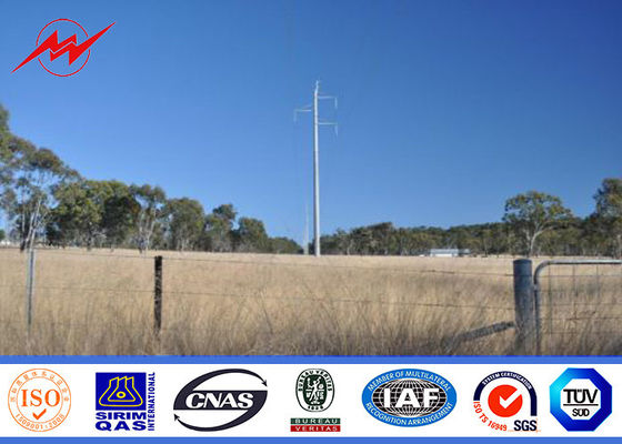 puissance Polonais en acier AWS D 1,1 de galvanisation d'immersion chaude de 95FT NGCP Philippines