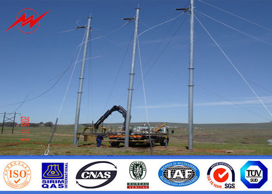 puissance Polonais en acier AWS D 1,1 de galvanisation d'immersion chaude de 95FT NGCP Philippines