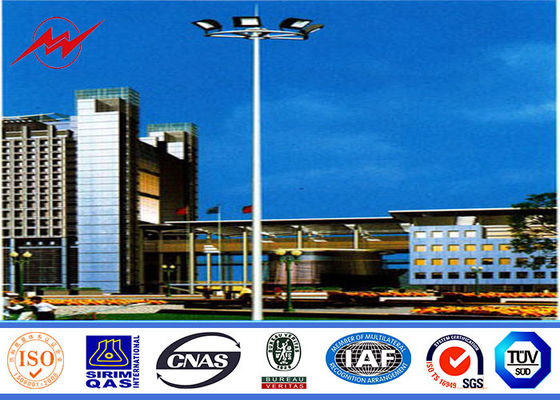 40M Gr65 parenthèse de lumière de place de Polonais tubulaire en acier/haut de Polonais léger de mât pour le stade de football