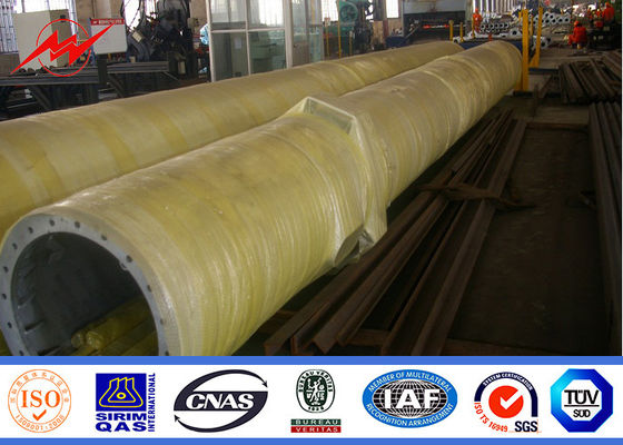 Tour mono en acier de Polonais de télécommunication de tour d'antenne conçue comme pin