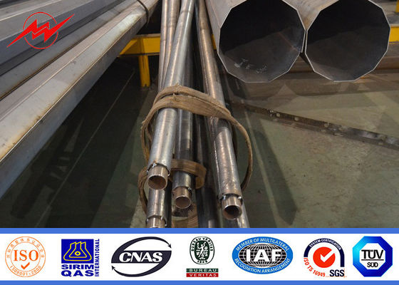 Q235 Q345 a galvanisé l'éclairage routier en acier Polonais 4m, 5m, 6m, 8m, 10m, taille de 12m