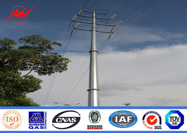 Section en acier galvanisée de la haute tension 3 de Polonais de transport d'énergie toute taille