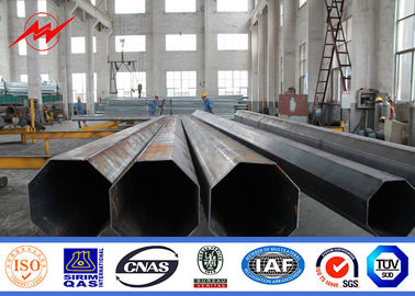 Astm A123 galvanisé sifflent 8-20m Polonais électrique tubulaire en acier