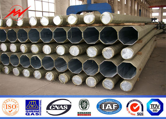 132kv puissance en acier de haute résistance Polonais pour l'épaisseur de la distribution 15mm de transmission