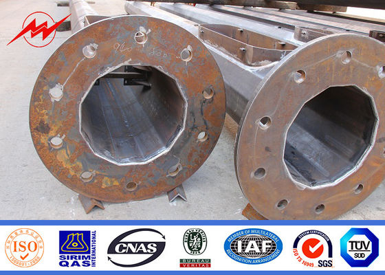 inondation polygonale en acier Polonais légers de Polonais léger 500W LED de mât de plate-forme de travail de 55m haute