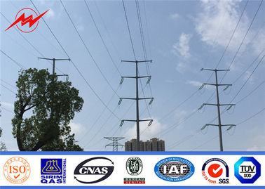 12M 16KN Polonais électrique tubulaire en acier pour la ligne projet de distribution de transmission