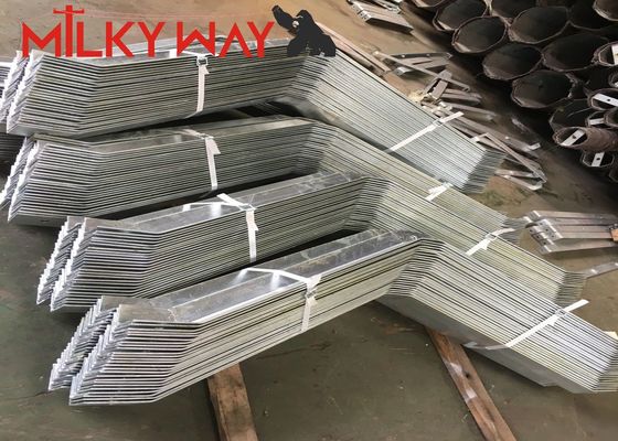 16m 18m Hauteur pôle électrique conique 5mm Épaisseur ASTM A123 Norme de galvanisation