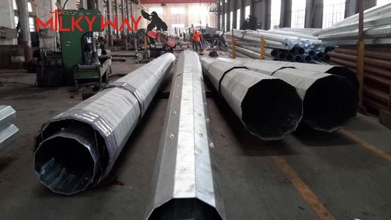 Poteaux de transmission de puissance de premier ordre pour une transmission électrique en douceur et en toute sécurité 6 mm d'épaisseur 200 mm de diamètre supérieur