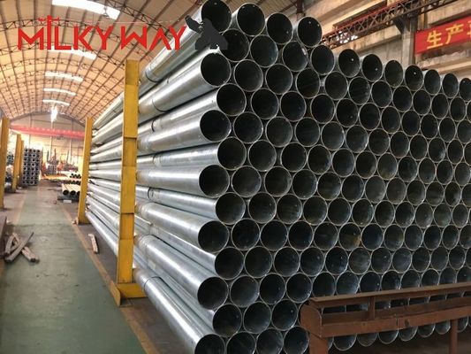 Poteaux d'acier à rouleaux chauds Q460 ASTM573 GR65 GR50 SS400 SS490 à ST52 Pour la distribution d'électricité
