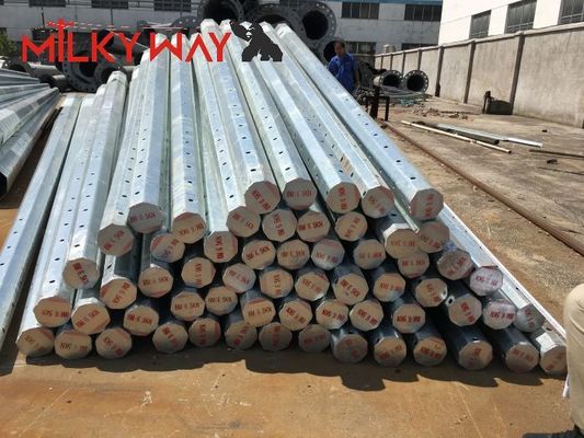 Poteaux de transmission de puissance de premier ordre pour une transmission électrique en douceur et en toute sécurité 6 mm d'épaisseur 200 mm de diamètre supérieur