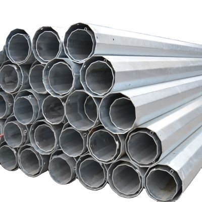 15M 20M 25M Electric Power Transmission Pole with Q235 Q345 Material and 110 kV Rated Voltage