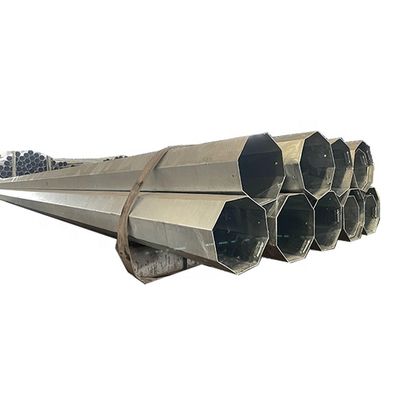 220KV 10kv-138kv Rated Electrical Power Pole with AWS D.1.1 Welding Standard for Transmission Line