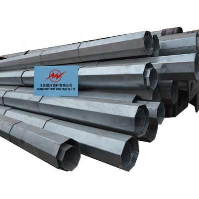 220KV 10kv-138kv Rated Electrical Power Pole with AWS D.1.1 Welding Standard for Transmission Line