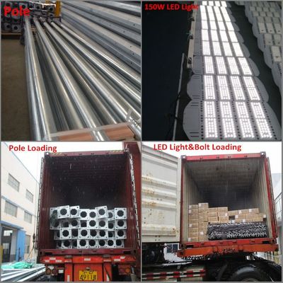 18m 33kV Steel Utility Power Pole with Q235 Material for Transmission Line Tower