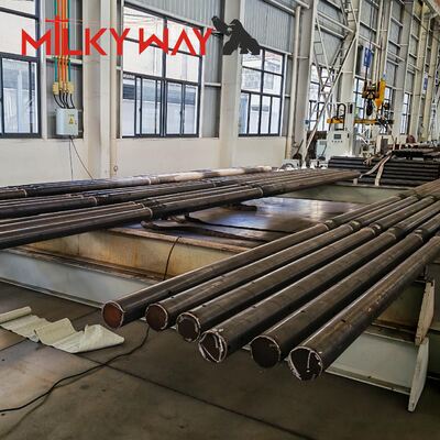 POTEAUX TUBULAIRES EN ACIER DE 9 MÈTRES  TENSION ESCALIER IRAKIEN POTEAUX EN ACIER