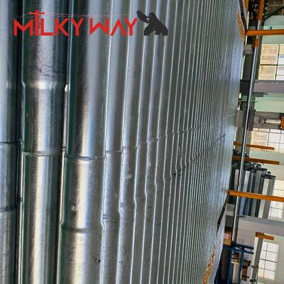 Poteau de distribution d'énergie octogonal galvanisé à chaud de 11 mètres avec norme de soudure AWS D1.1