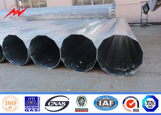 25ft à 75ft Concial électrique ont effilé Polonais de service en acier, distribution d'énergie en acier Polonais 10kv | 550kv